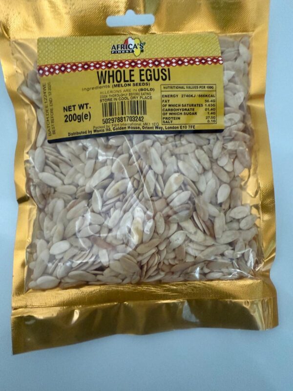 AF whole Egwusi 200g,100g
